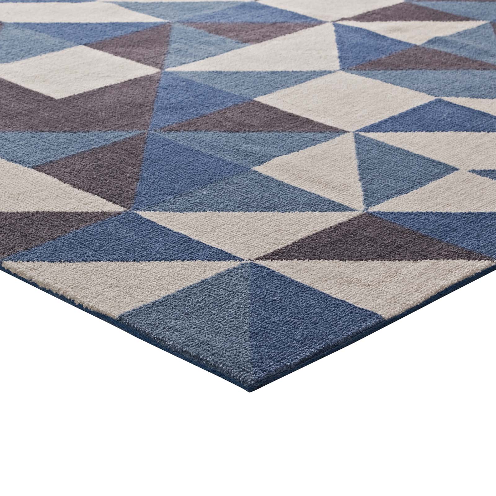 Kahula Geometric Triangle Mosaic 5x8 Area Rug