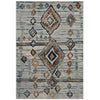 Jenica Distressed Moroccan Tribal Abstract Diamond 5x8 Area Rug