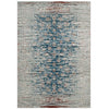 Hesper  Distressed Contemporary Floral Lattice 8x10 Area Rug