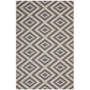 Jagged Geometric Diamond Trellis 5x8 Indoor and Outdoor Area Rug