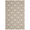 Linza Wave Abstract Trellis 8x10 Indoor and Outdoor Area Rug