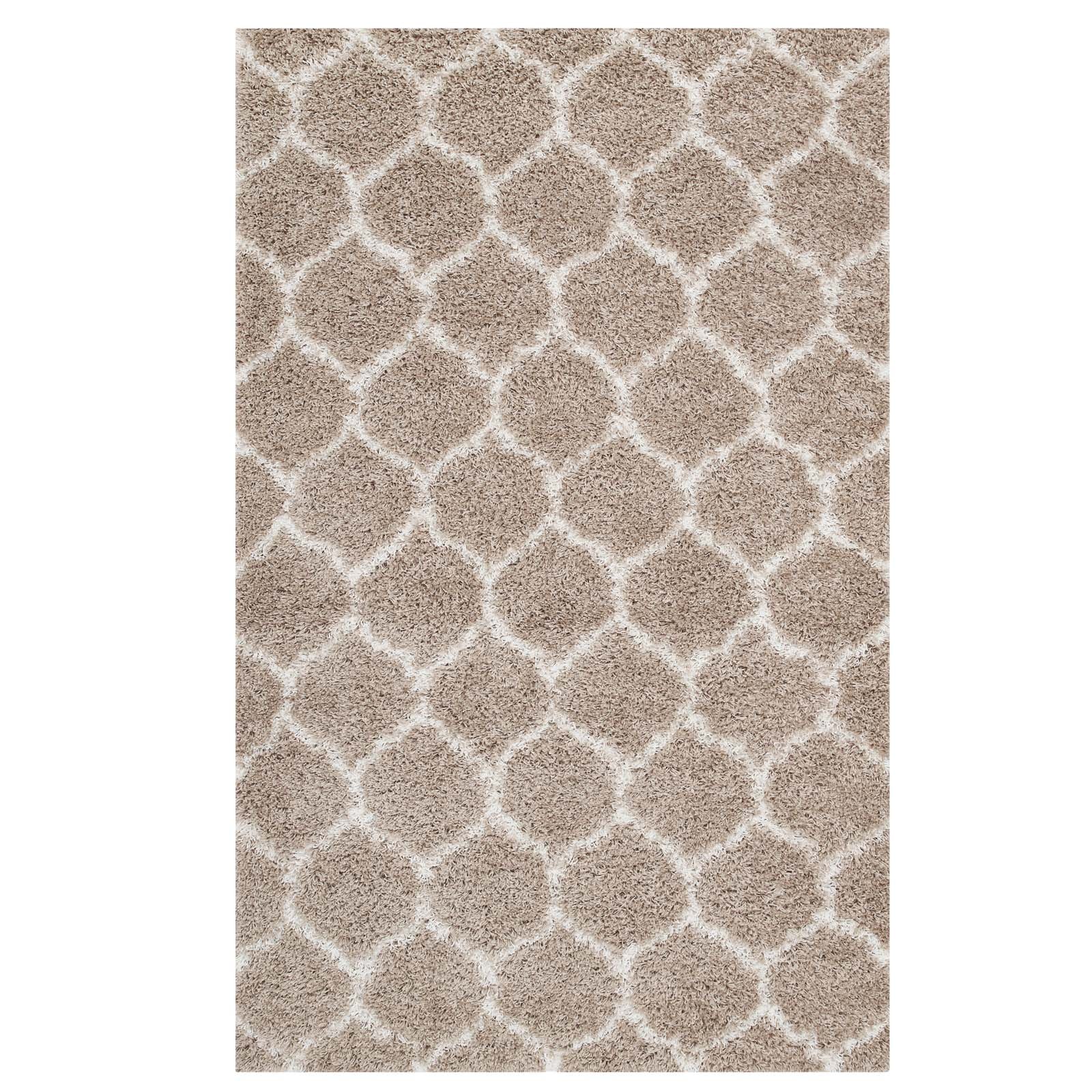 Solvea Moroccan Trellis 8x10 Shag Area Rug