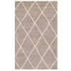 Toryn Diamond Lattice 5x8 Shag Area Rug