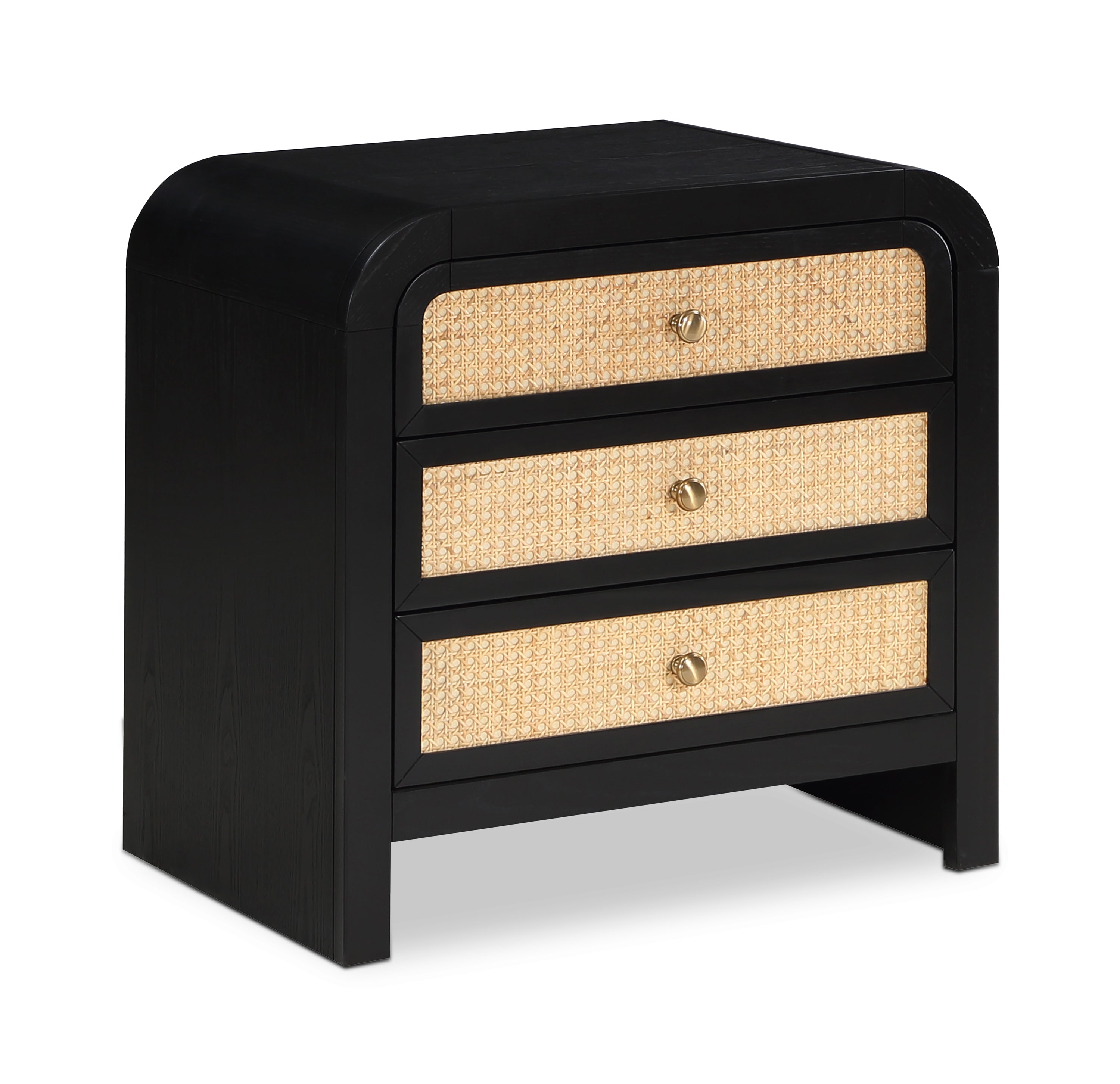 Siena Black Night Stand