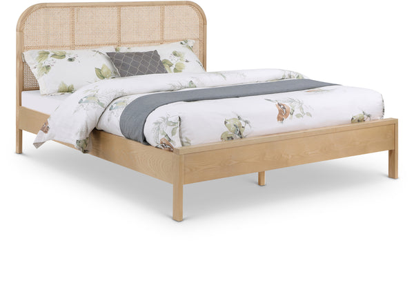 Siena Natural Ash Wood Full Bed (3 Boxes)