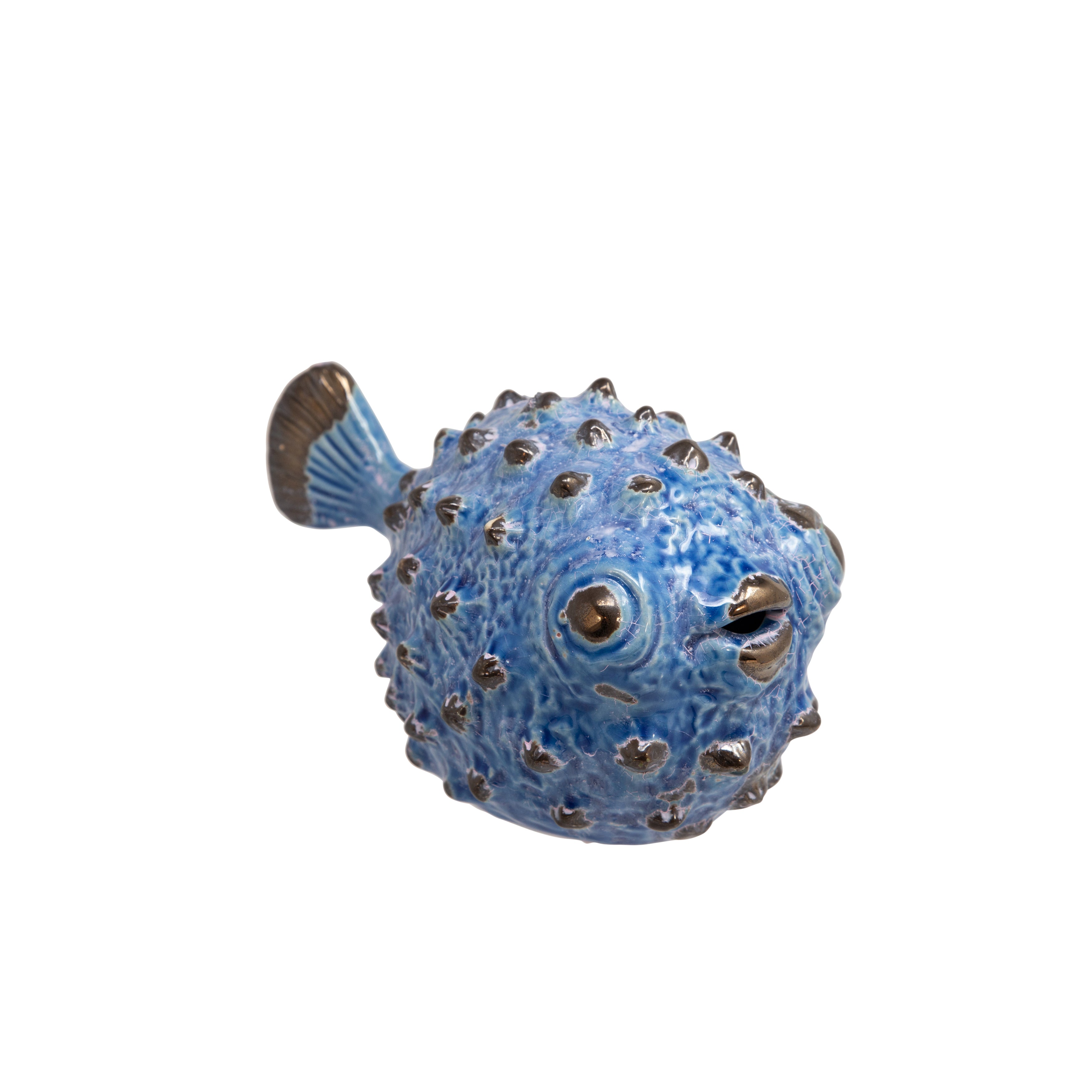 Ceramic Blowfish Figurine 10