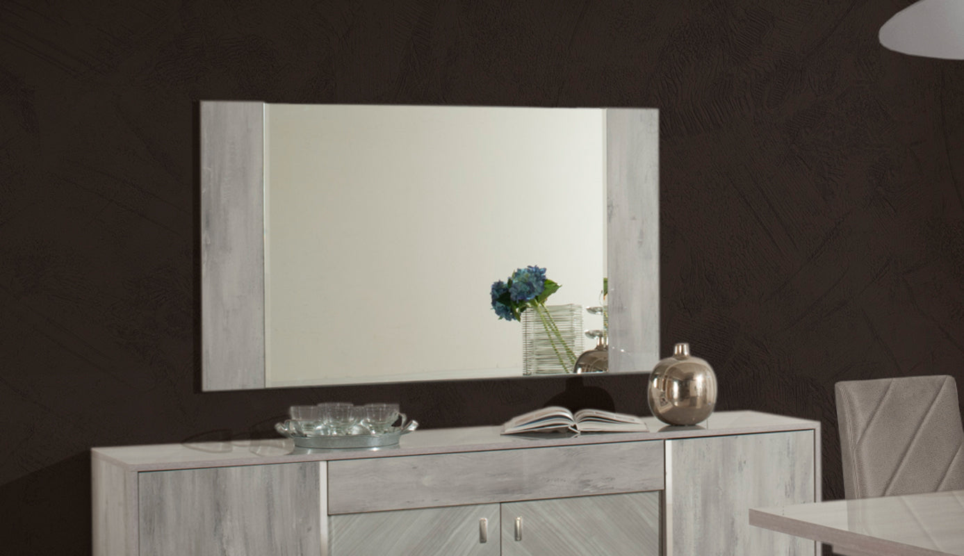 Nova Domus Alexa Italian Modern Grey Buffet Mirror