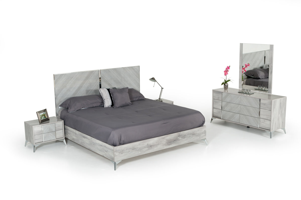 Nova Domus Alexa Italian Modern Grey Dresser