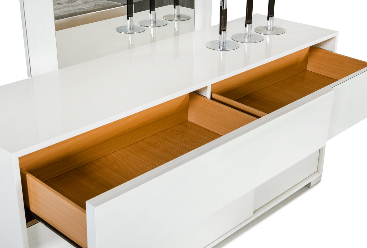 Modrest Monza Italian Modern White Dresser