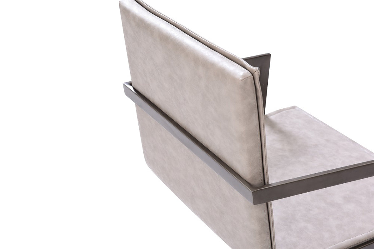 Jago - Modern White Wash Grey Dining Chair