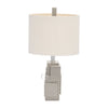 Resin 22" Blocks Table Lamp,gray