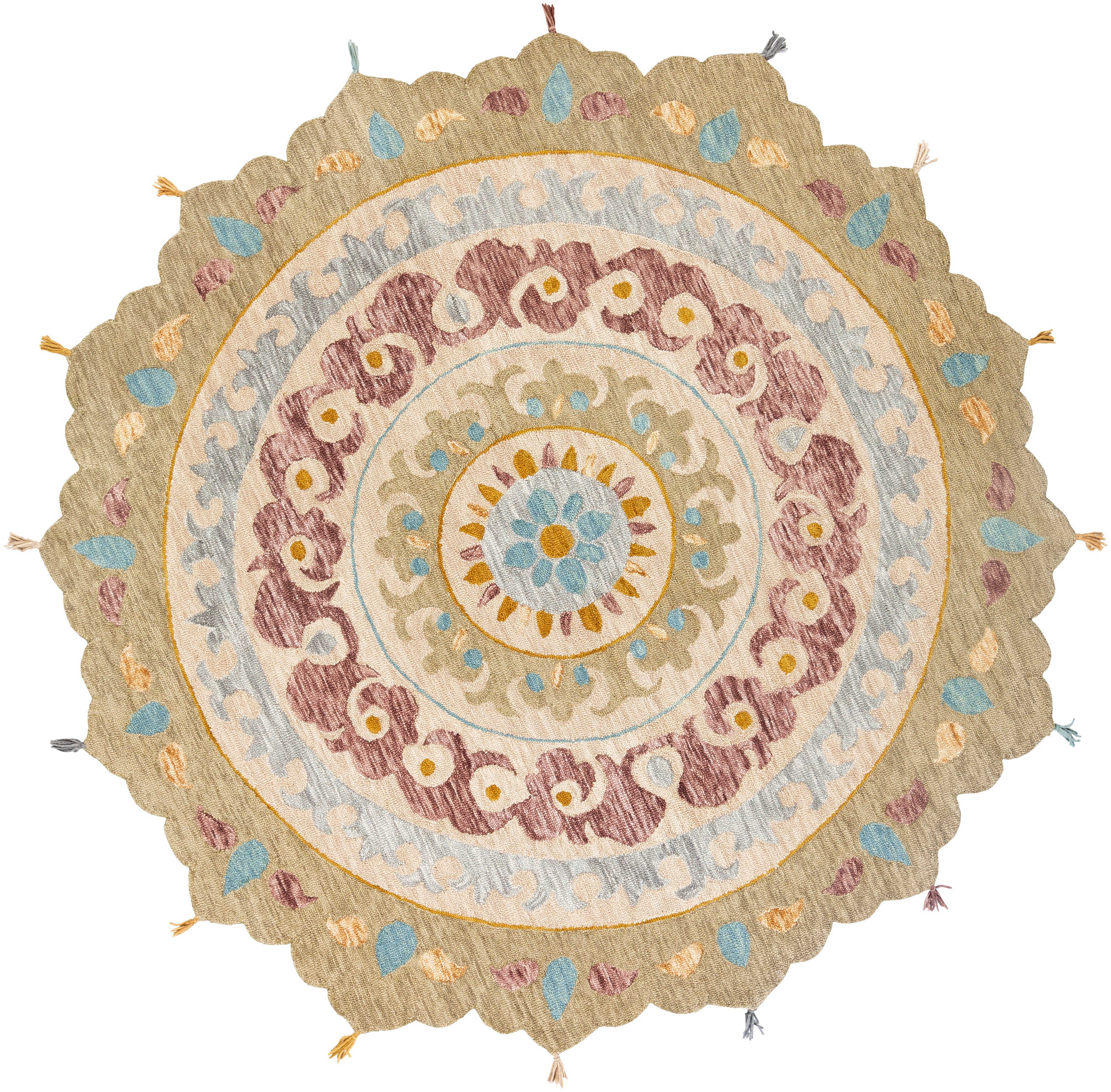 Bonifate BFT-1030 3' Round Rug