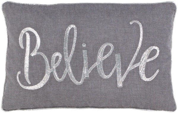 Believe BVE-001 14"H x 22"W Pillow Cover