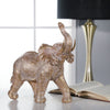 Resin 12" Elephant Decoration,gold