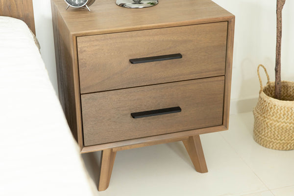 Modrest Claire - Contemporary Walnut NIghtstand