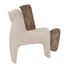 Ecomix, 14" Horse Deco, Ivory