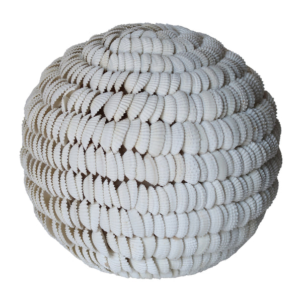 7" Shell Orb , White