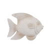 Resin 10" Fish Figurine, Whitewash