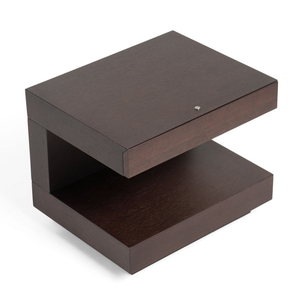 Modrest Esso Modern Brown Oak Nightstand