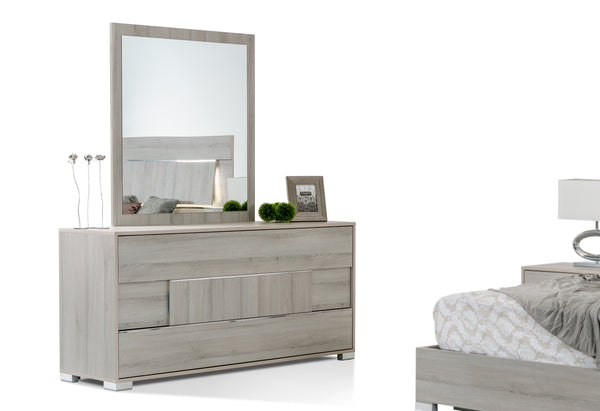 Modrest Ethan Italian Modern Grey Mirror