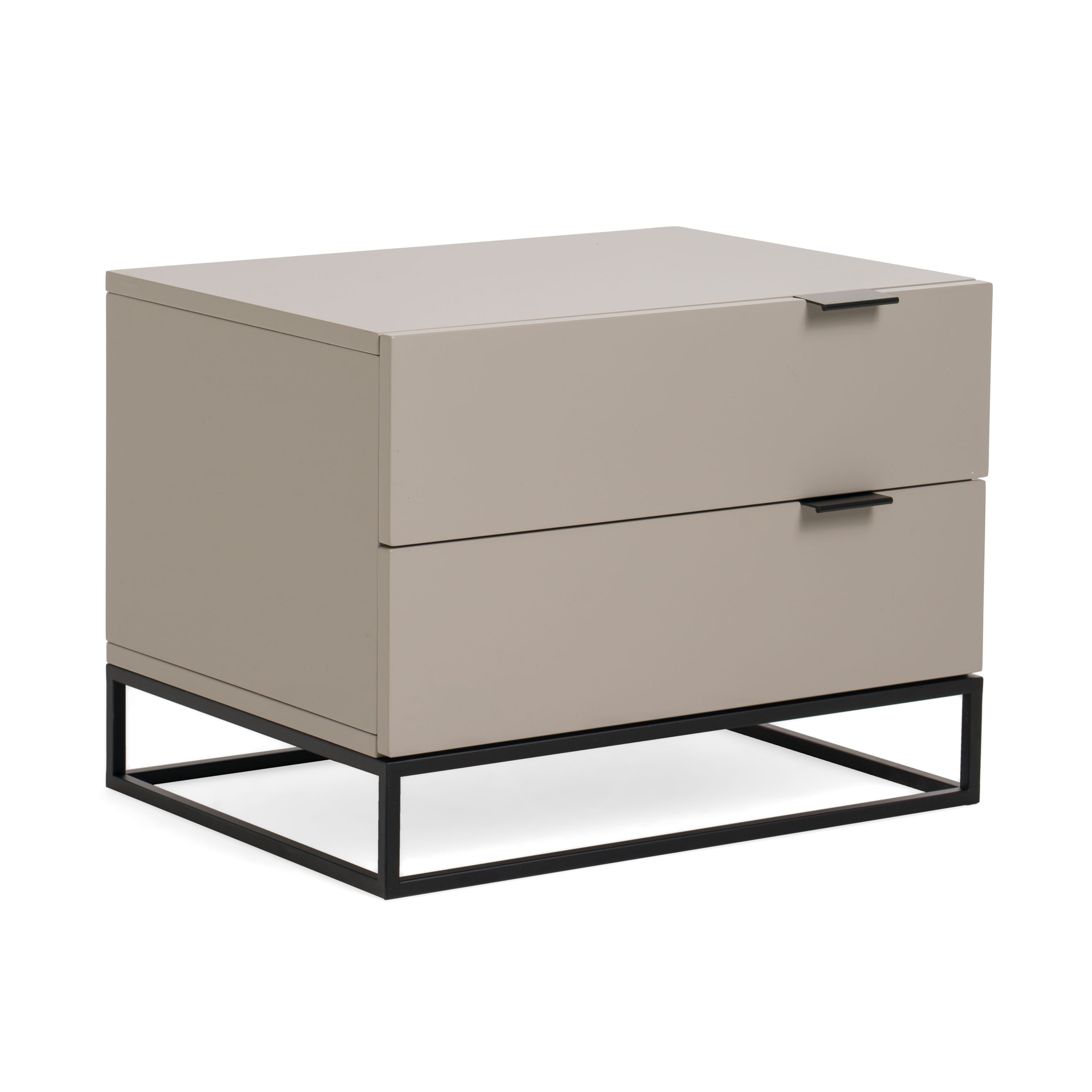 Modrest Hera Modern Grey Nightstand