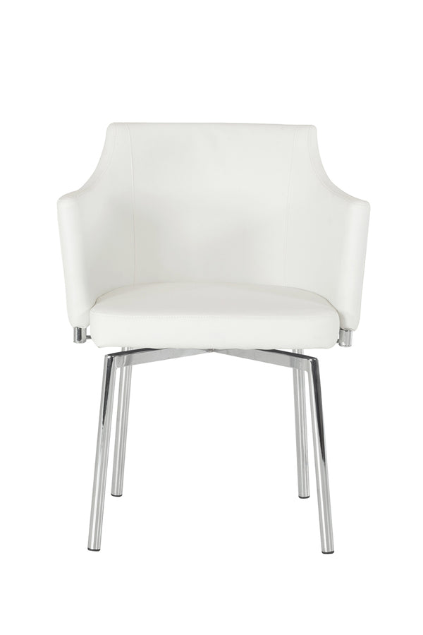 Modrest Kaweah Modern White Dining Chair