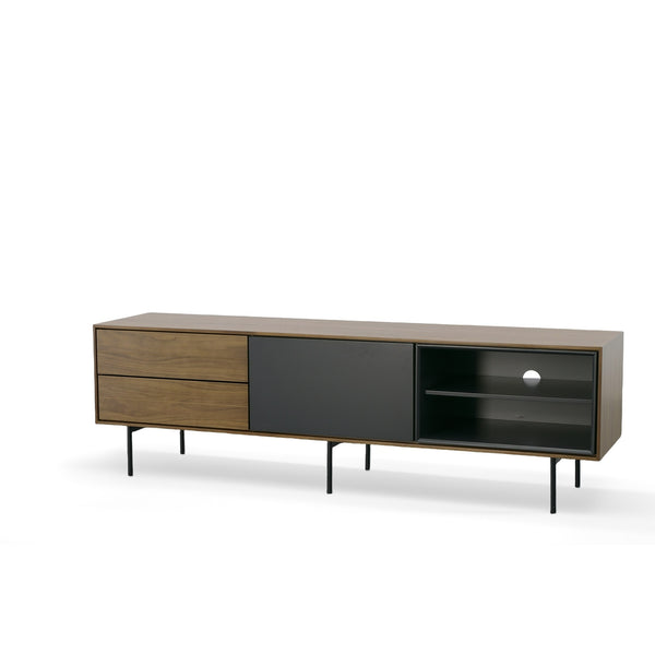 Modrest Kenny Modrest Walnut & Grey TV Stand