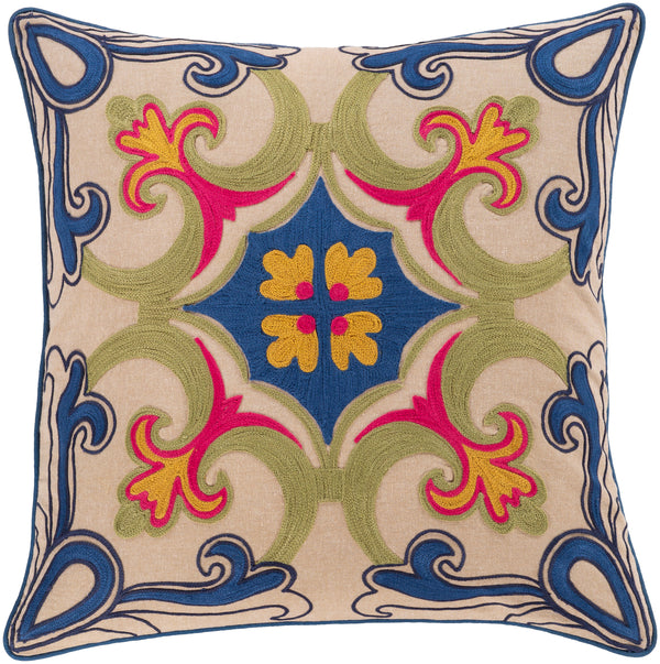 Khavi KHV-001 22"H x 22"W Pillow Cover