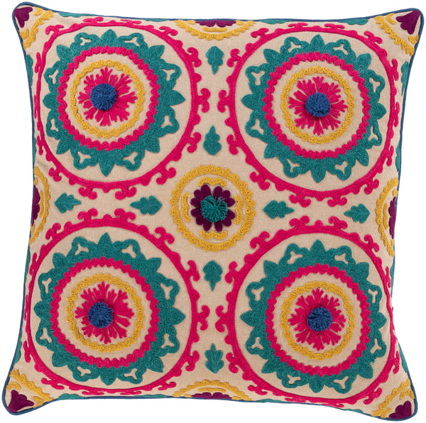 Khavi KHV-002 22"H x 22"W Pillow Cover