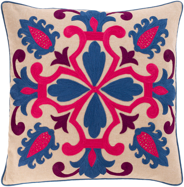 Khavi KHV-003 22"H x 22"W Pillow Cover