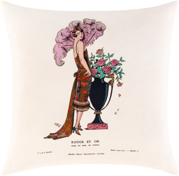 La Guirlande LGL-001 18"H x 18"W Pillow Cover