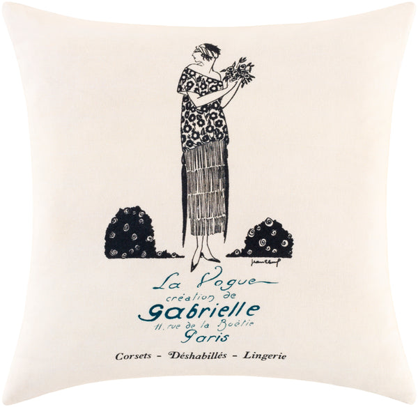 La Guirlande LGL-002 18"H x 18"W Pillow Cover