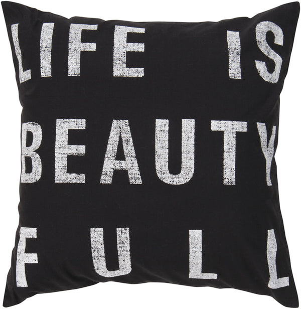 Typography ST-082 22"H x 22"W Pillow Cover