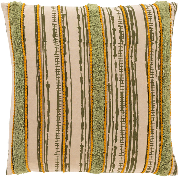 Tanzania TZN-003 18"H x 18"W Pillow Cover